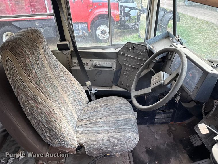 image for item DZ5437 1999 Blue Bird school bus