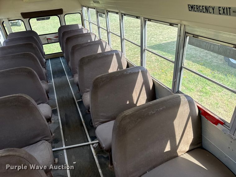 image for item DZ5437 1999 Blue Bird school bus