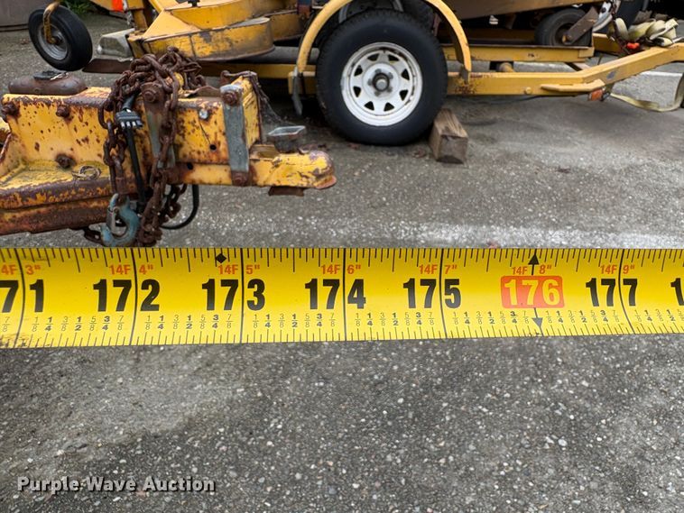 image for item EC8268 1991 Tiger line F3H7010 tilt deck utility trailer