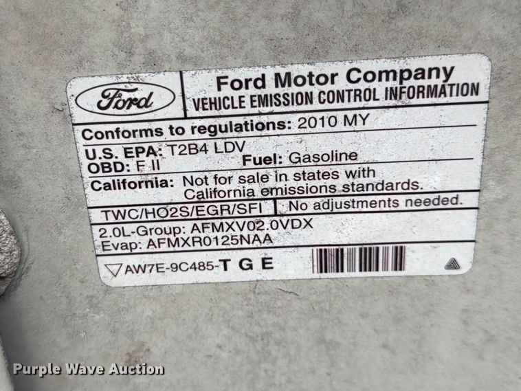 image for item EL0092 2010 Ford Focus 