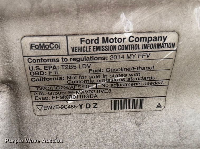 image for item EL0099 2014 Ford Focus 