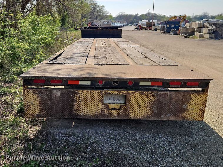 image for item EO7225 1996 Trail King Industries TK70SS-462 tilt deck equipment trailer
