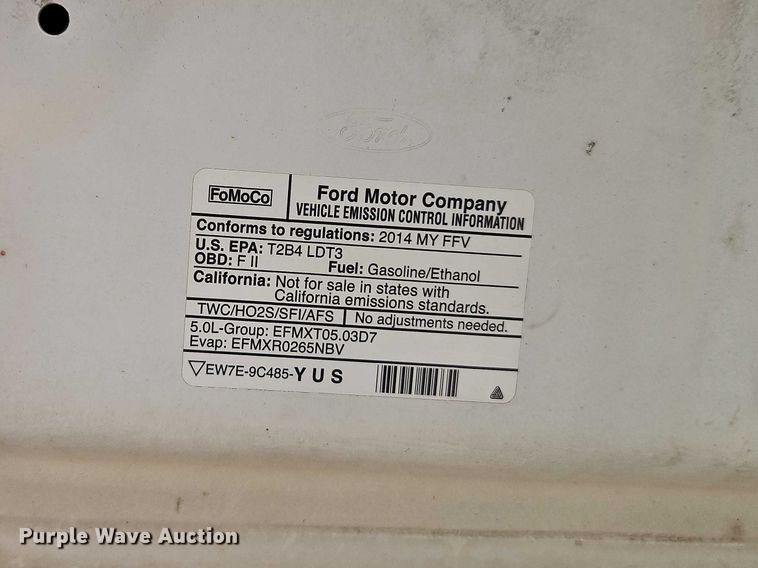 image for item EO7230 2014 Ford F150 pickup truck