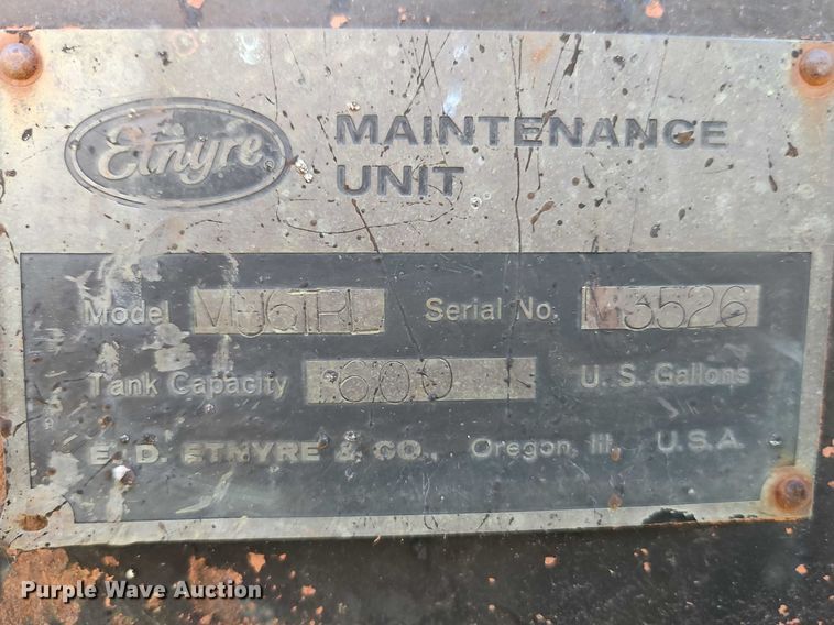 image for item EO7231 Etnyre MU6TRL pothole patcher