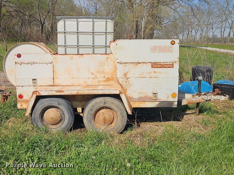 image for item EO7232 FMC Sewer Cleaner sewer jetter trailer