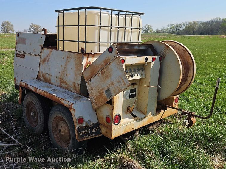 image for item EO7232 FMC Sewer Cleaner sewer jetter trailer