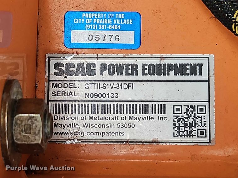 image for item EO7233 Scagg Turf Tiger II ZTR lawn mower