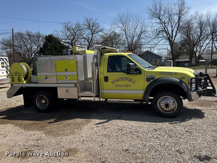 image for item ET1836 2009 Ford F550 brush fire truck