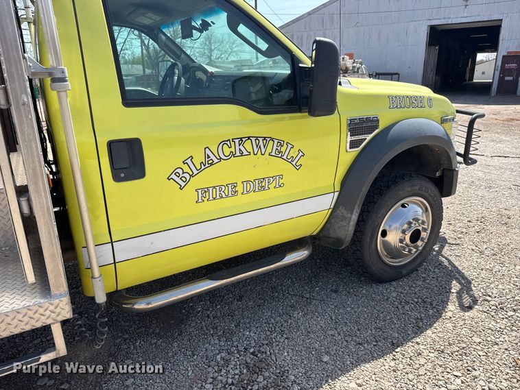 image for item ET1836 2009 Ford F550 brush fire truck