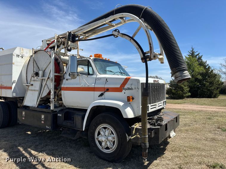 image for item ET1916 1984 GMC Top Kick sewer jetter truck