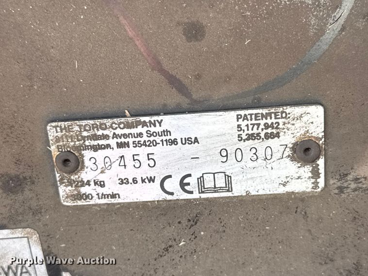 image for item ET1917 Toro Groundsmaster 455-D lawn mower