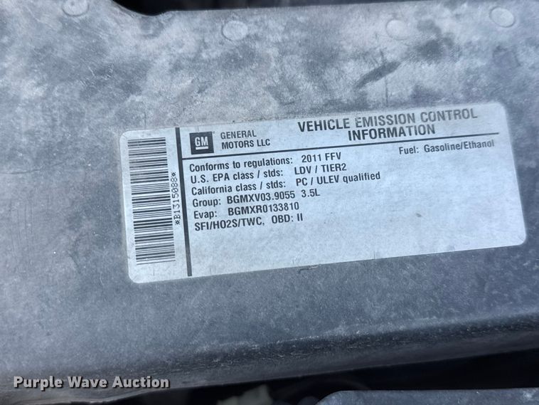 image for item ET1981 2011 Chevrolet Impala 