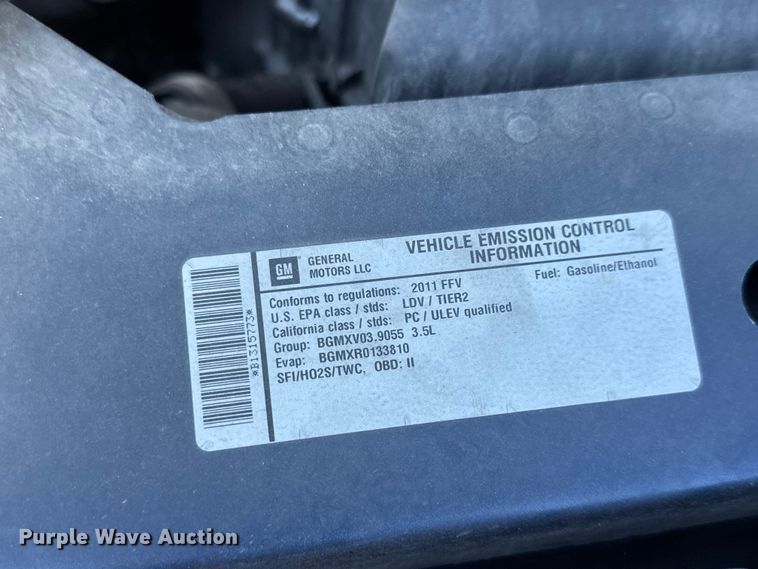 image for item ET1982 2011 Chevrolet Impala 
