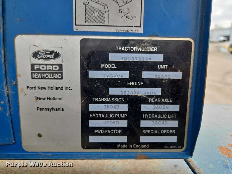 image for item ET5124 Ford 7740 tractor