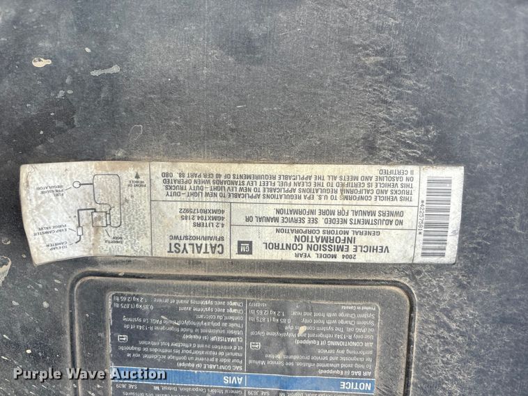 image for item ET5130 2004 Chevrolet Trailblazer SUV