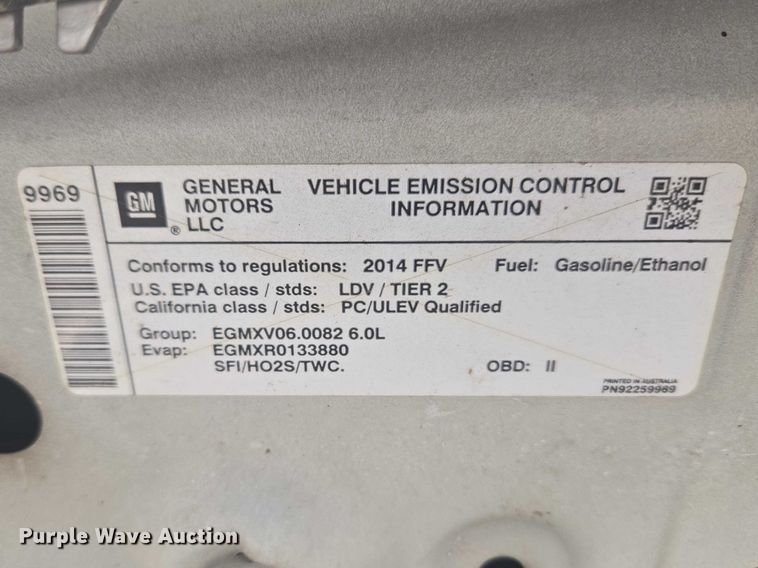 image for item ET5134 2014 Chevrolet Caprice Police  