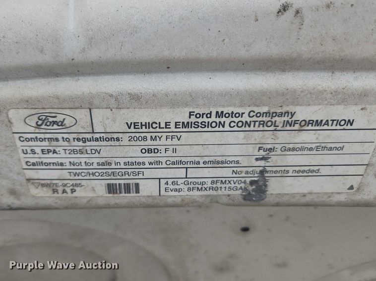 image for item ET5135 2008 Ford Crown Victoria Police Interceptor 