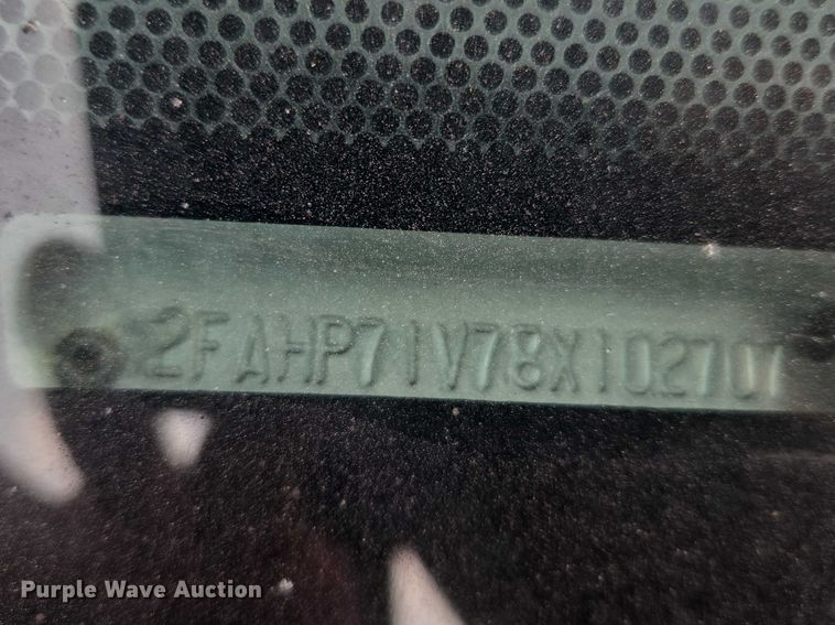 image for item ET5135 2008 Ford Crown Victoria Police Interceptor 