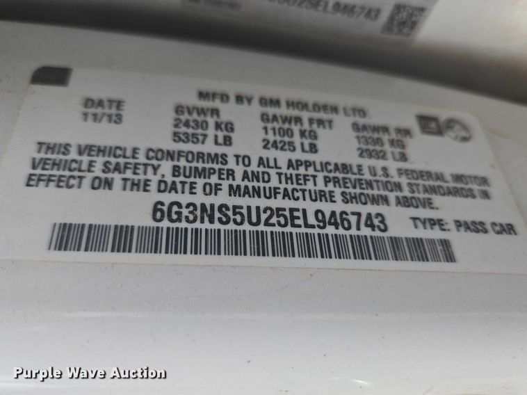 image for item ET5136 2014 Chevrolet Caprice Police  