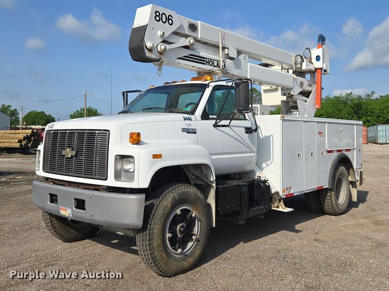 image for item ET5140 1994 Chevrolet C6500 bucket truck