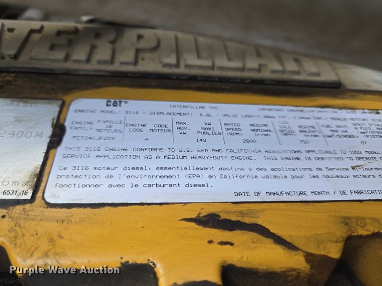 image for item ET5140 1994 Chevrolet C6500 bucket truck