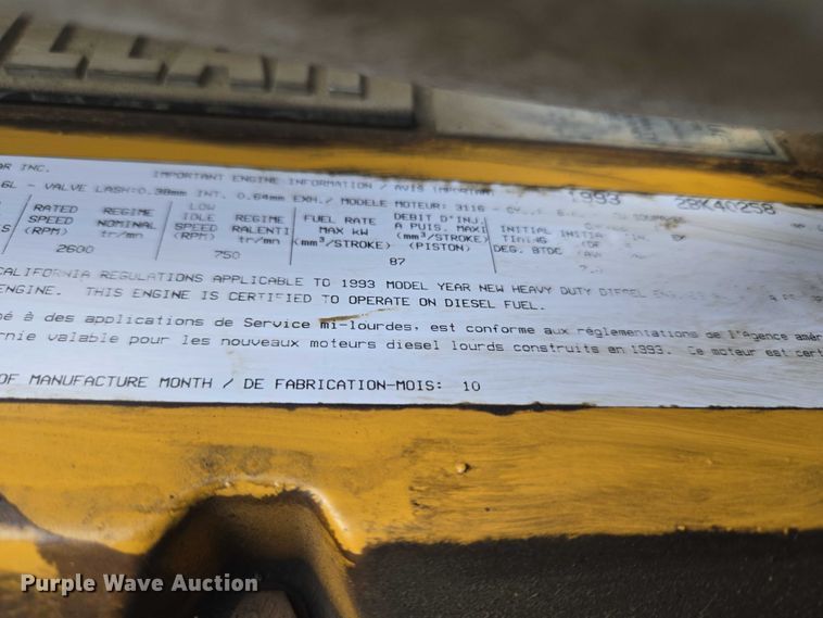 image for item ET5140 1994 Chevrolet C6500 bucket truck