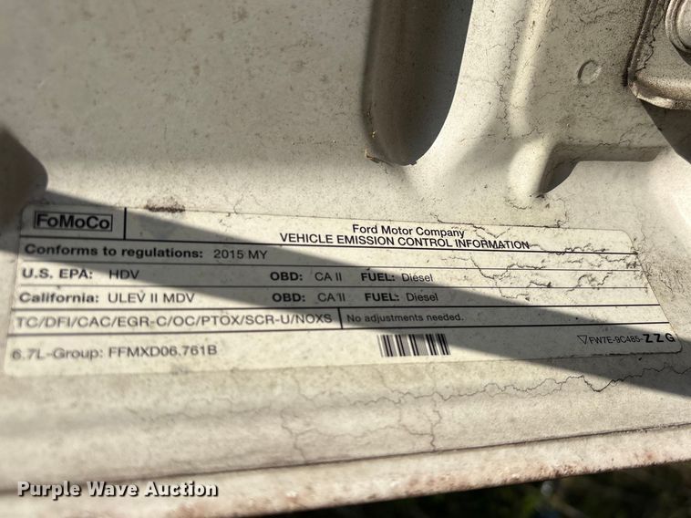 image for item EU7472 2015 Ford F250 Super Duty 