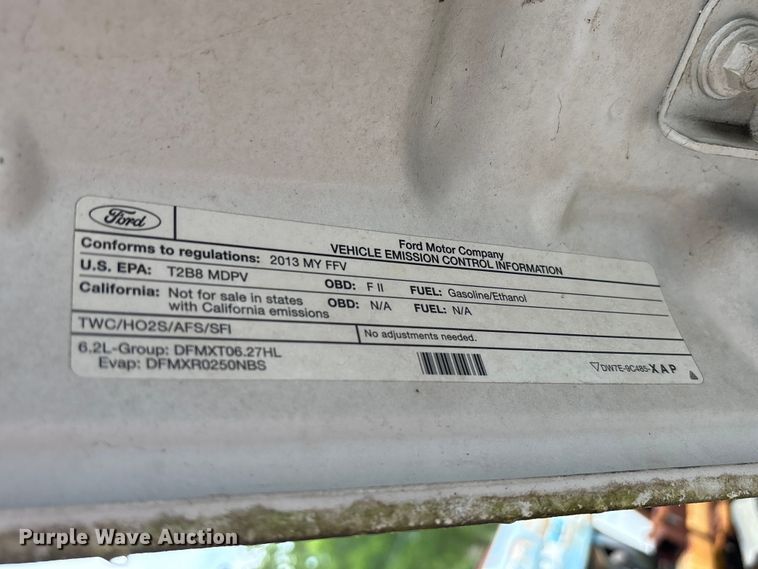 image for item EU7475 2013 Ford F250 Super Duty Ext. Cab pickup truck