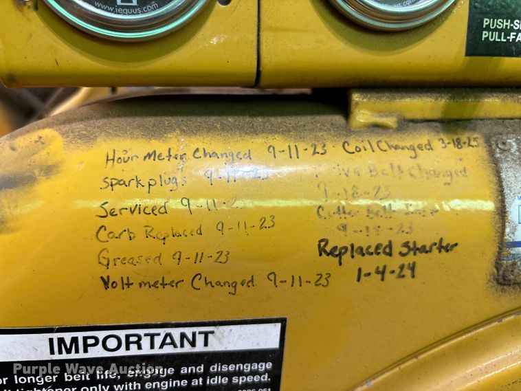 image for item EV2054 1996 Vermeer SC672A stump grinder