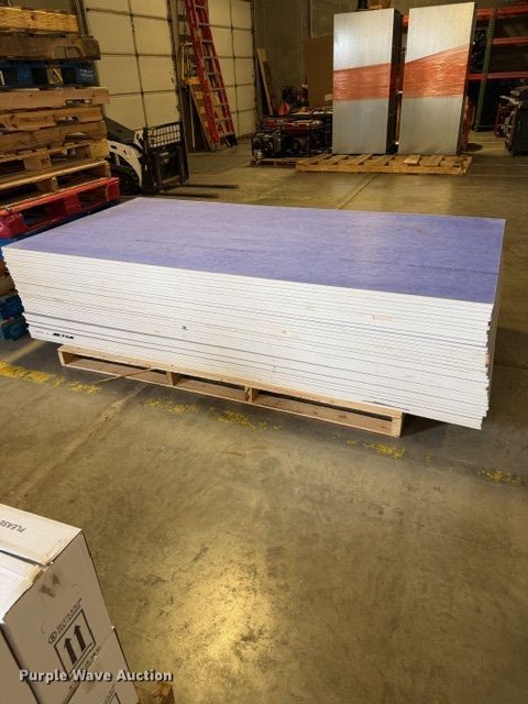 image for item EV2061 (33) sheets of Gold Bond drywall