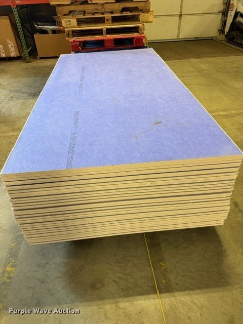 image for item EV2061 (33) sheets of Gold Bond drywall