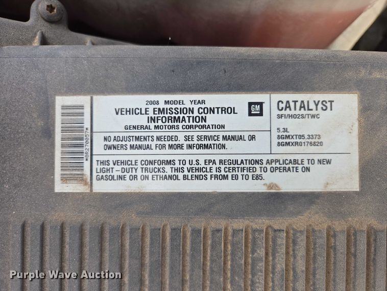 image for item EV5753 2008 GMC Yukon SUV