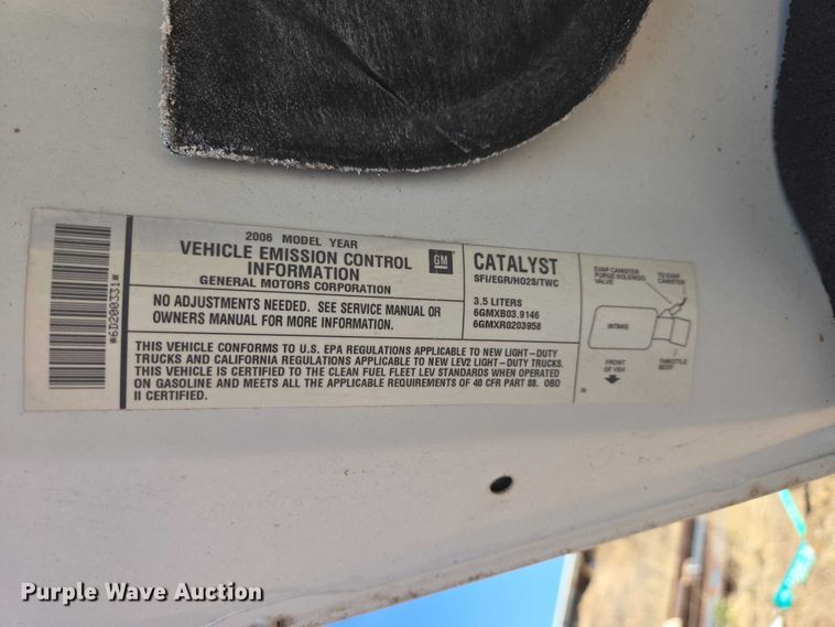 image for item EV5830 2006 Chevrolet Uplander van