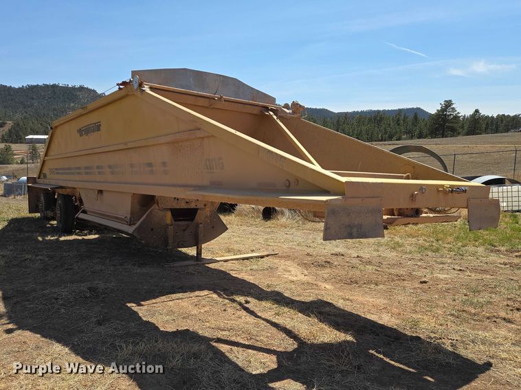 image for item EV5831 1994 Load King The Originator 2466 bottom dump trailer