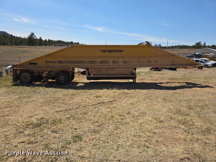 image for item EV5831 1994 Load King The Originator 2466 bottom dump trailer