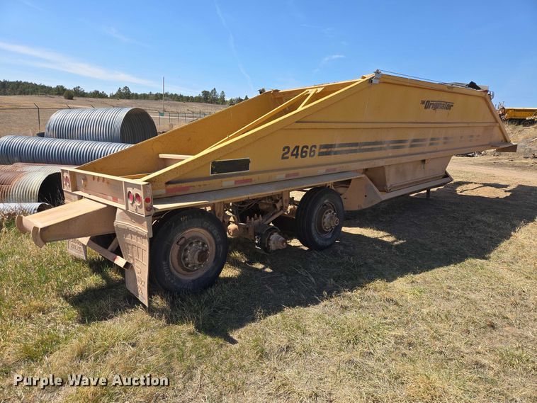 image for item EV5831 1994 Load King The Originator 2466 bottom dump trailer