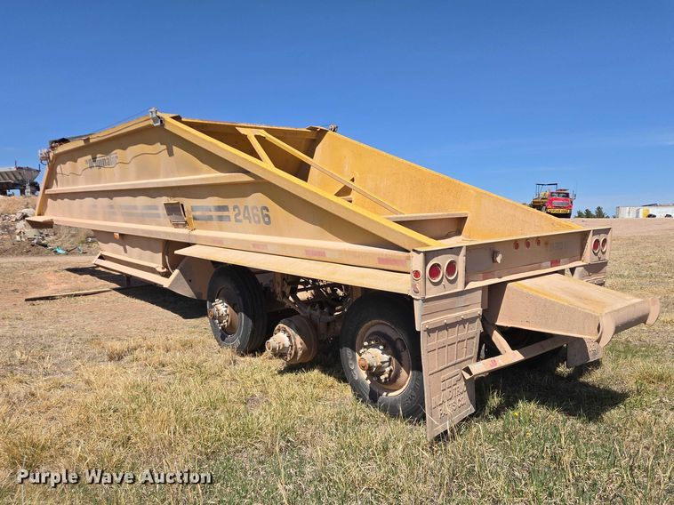 image for item EV5831 1994 Load King The Originator 2466 bottom dump trailer