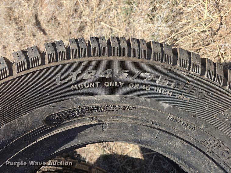image for item EV5836 (4) Cooper Discovery LT245/75R16 tires