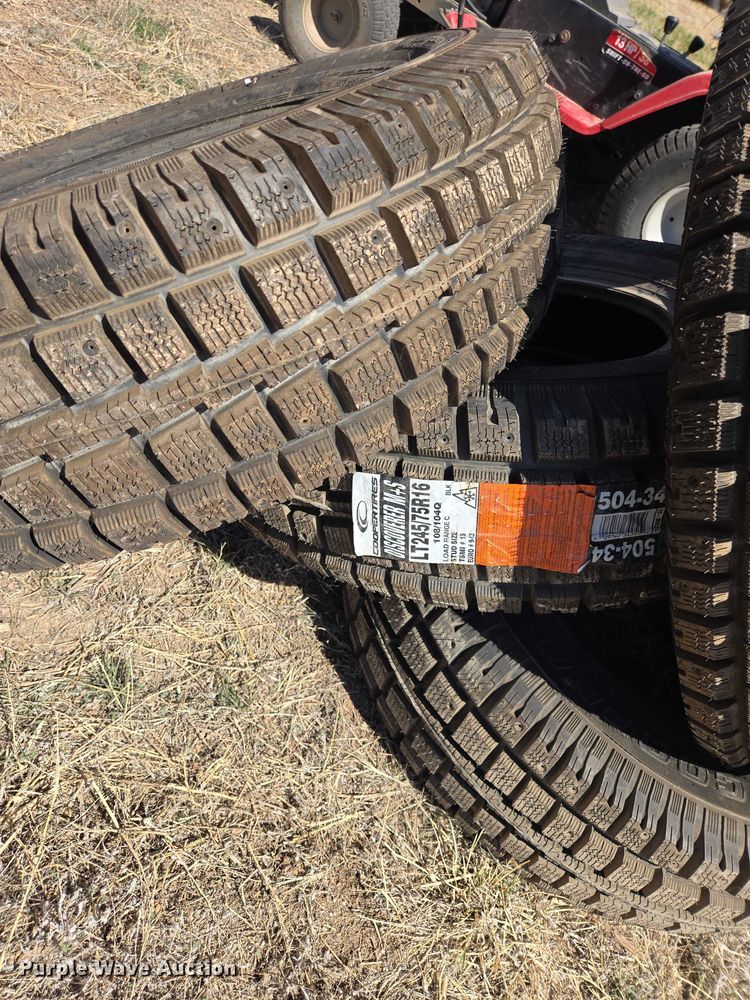 image for item EV5836 (4) Cooper Discovery LT245/75R16 tires