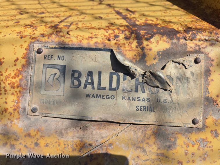 image for item EV5840 (2) Balderson BWH12 wing plows