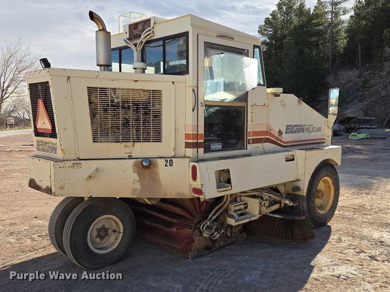 image for item EV5845 1990 Elgin Pelican street sweeper truck