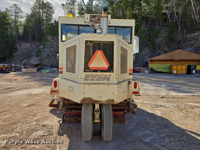 image for item EV5845 1990 Elgin Pelican street sweeper truck