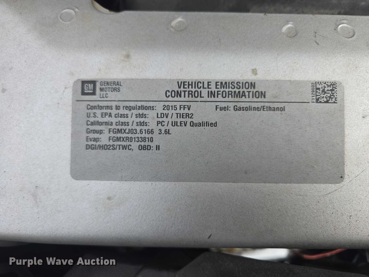 image for item EV5976 2015 Chevrolet Impala  