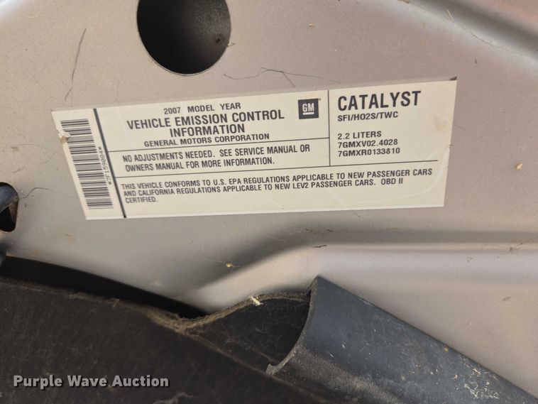 image for item EV5977 2007 Chevrolet Malibu 