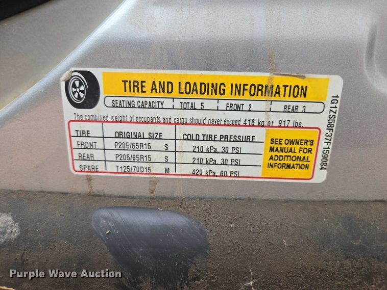 image for item EV5977 2007 Chevrolet Malibu 