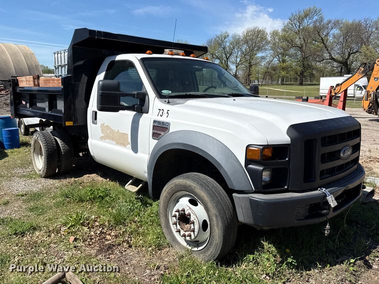 image for item EV7681 2008 Ford F550 dump truck