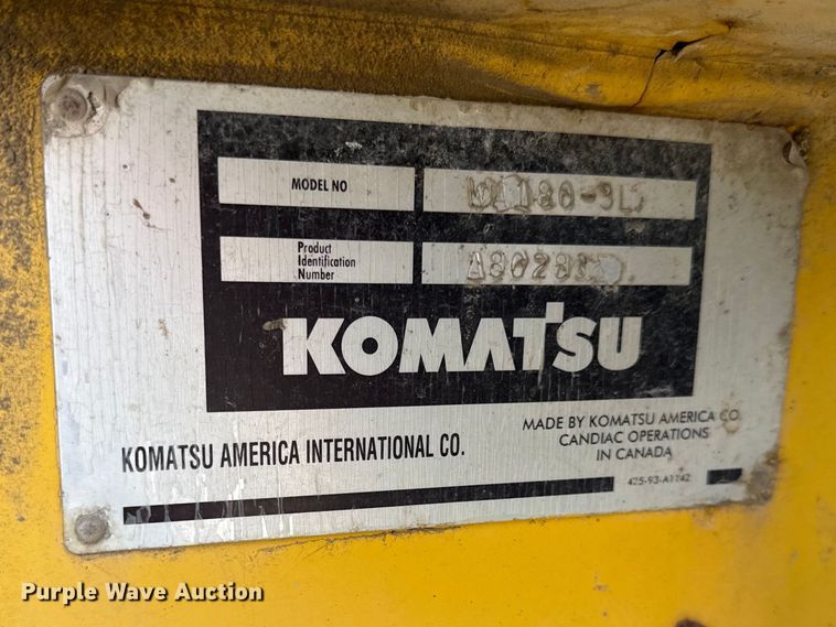 image for item EV7685 1998 Komatsu WA180-3L wheel loader