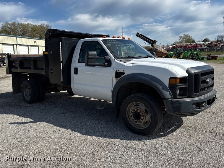 image for item EV7686 2008 Ford F550 dump truck