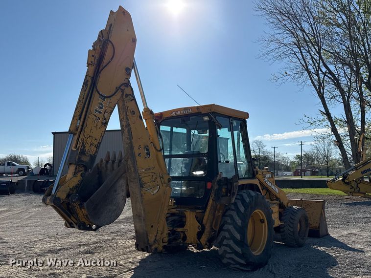 image for item EV7694 1996 John Deere 410D backhoe
