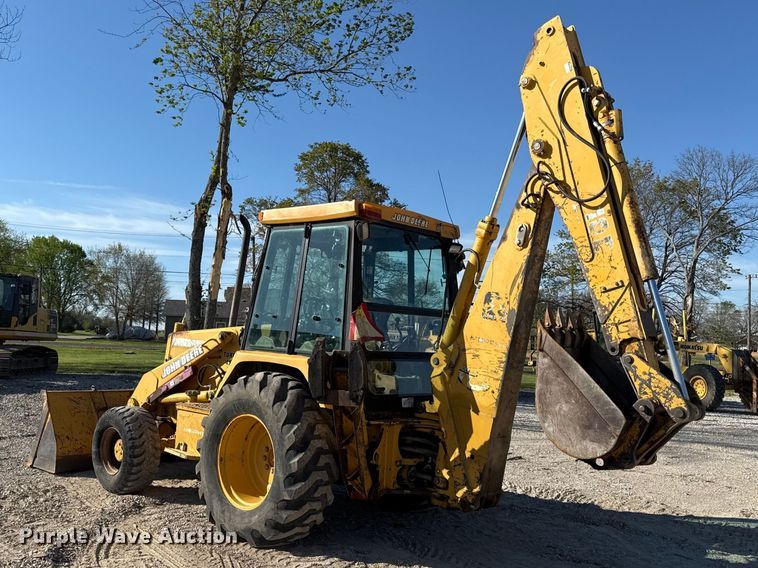 image for item EV7694 1996 John Deere 410D backhoe